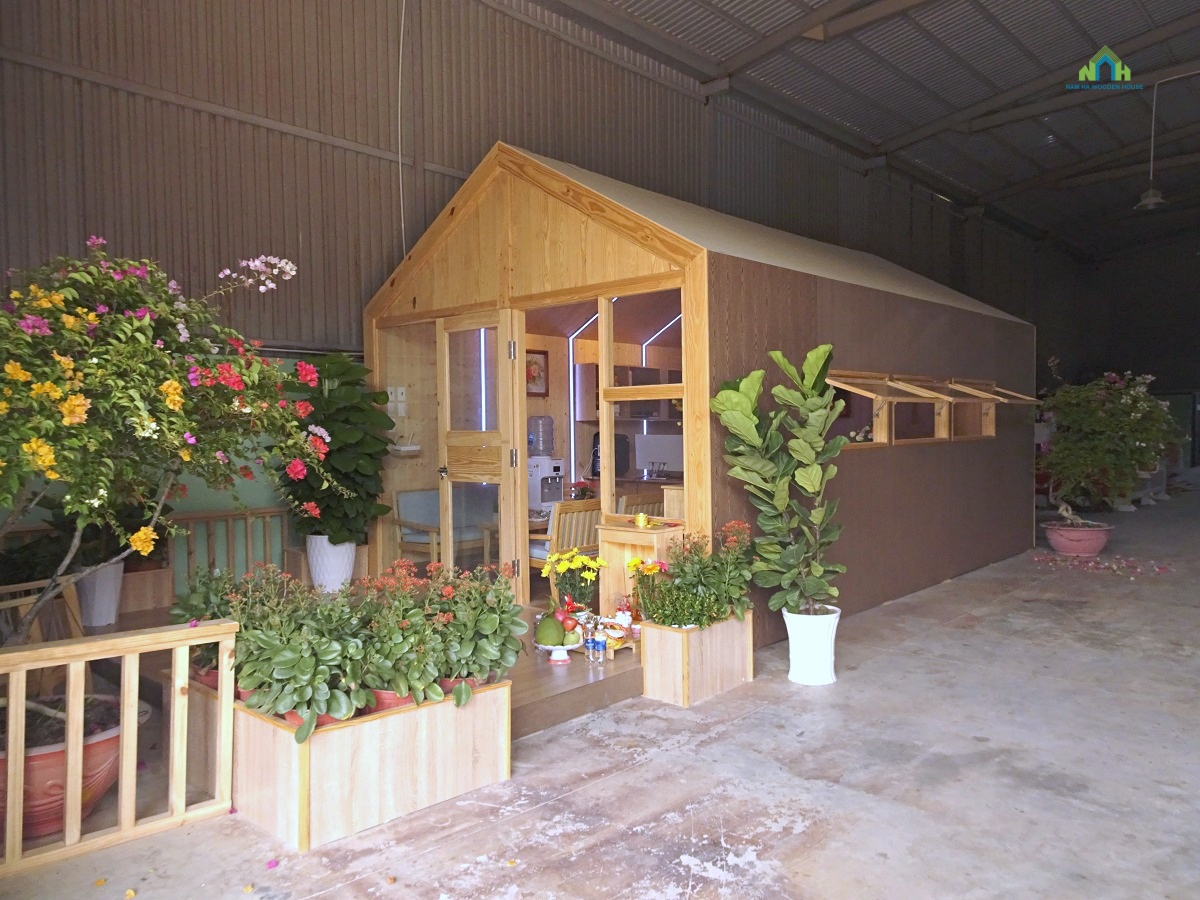 Văn phòng nhà gỗ mini