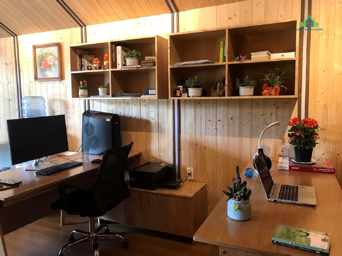 Văn phòng nhà gỗ mini